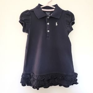 Ralph Lauren Baby Girl Cotton Mesh Dress